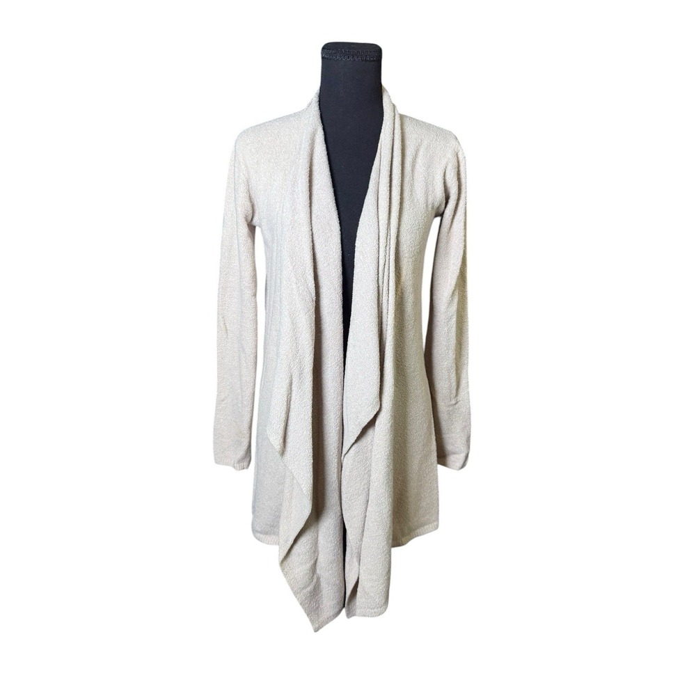 Barefoot Dreams Bamboo Chic Lite Women's Cardigan Open Front Longsleeve Size S/M - Picture 2 of 5